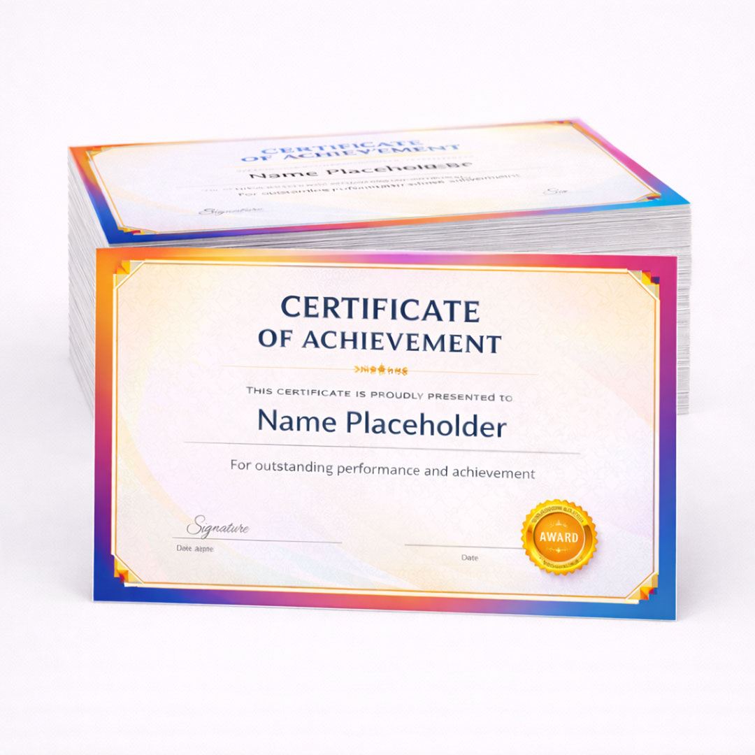 Certificate Printing